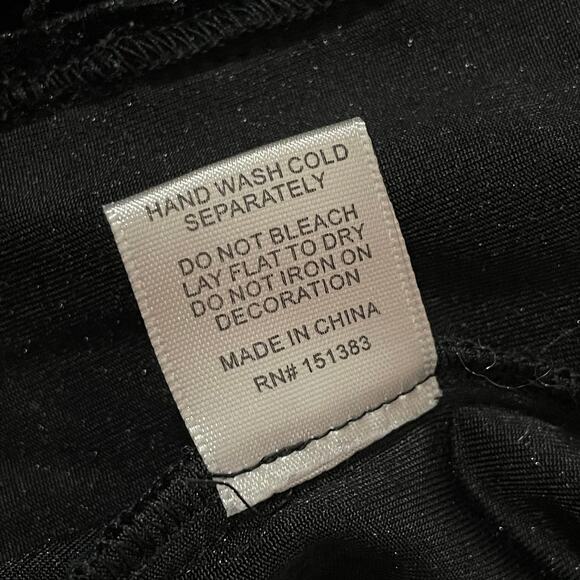 Current Air Velvet Short Sleeve Top - Black - Medium - Picture 8 of 8